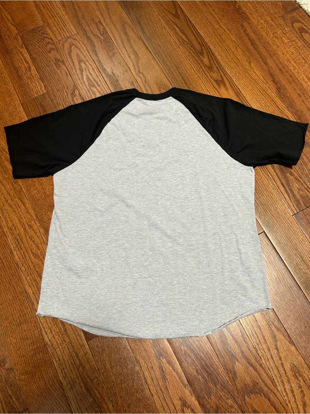 Rogue Fitness Men’s Gray & Black Raglan Logo T-Shirt Size Large - Picture 3 of 7